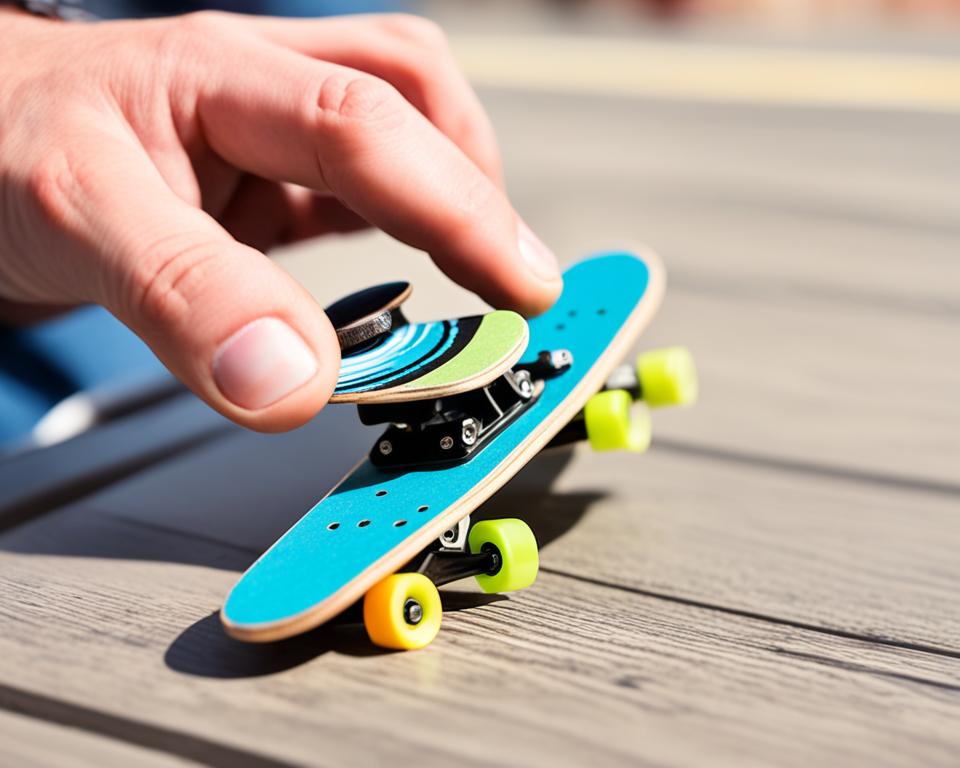 Fingerboard flip tricks